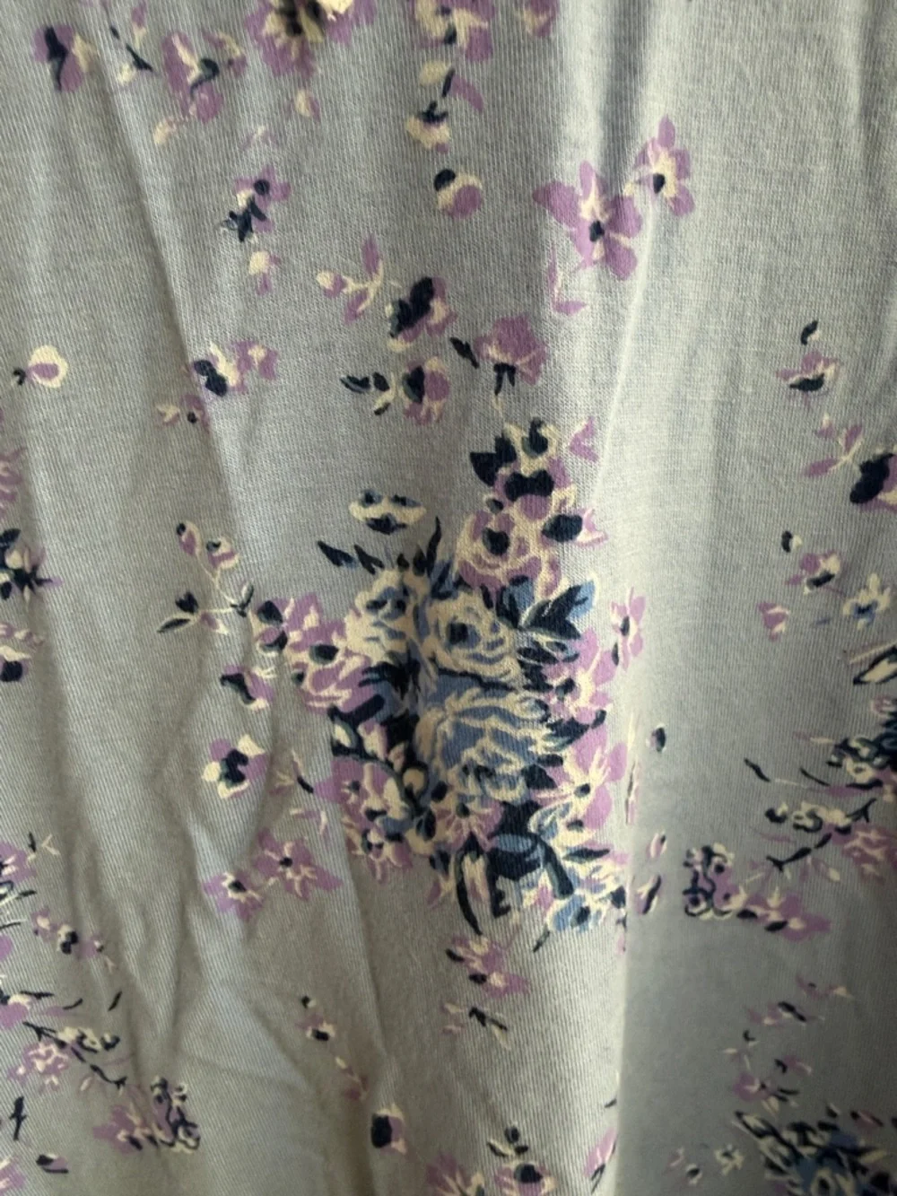 GAP Body Women's Light Blue Floral Lace-Trim Pajama Set - Picture 3 of 9